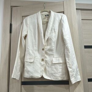 J.crew cotton/ linen women’s blazer
